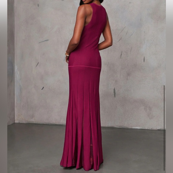 Drop Waist Pleated Maxi Dress - Picture 3 of 3